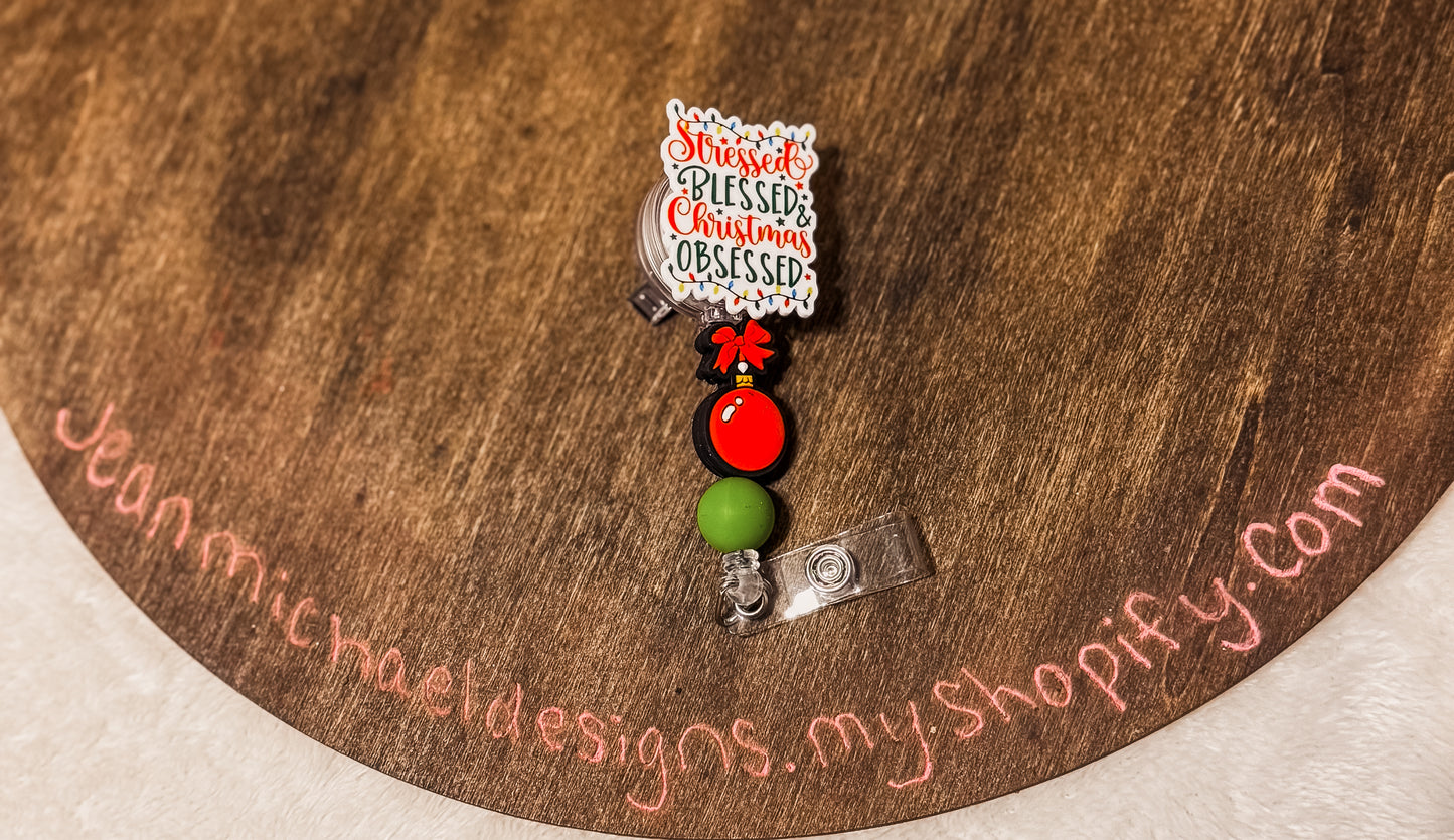 RTS beaded badge reel