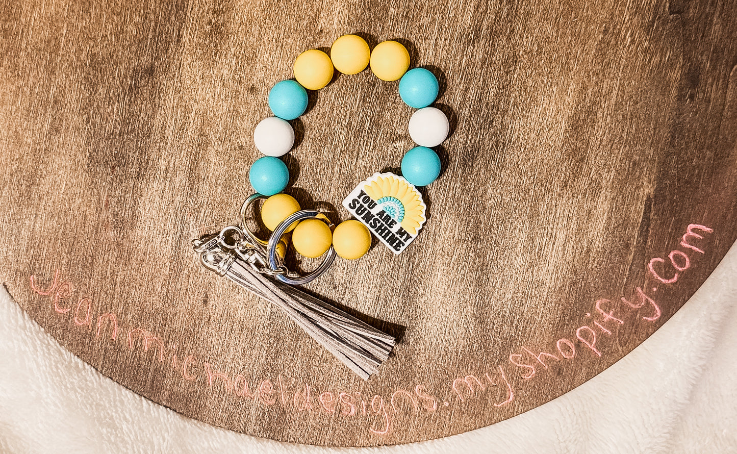 Silicone wristlet keychain, custom