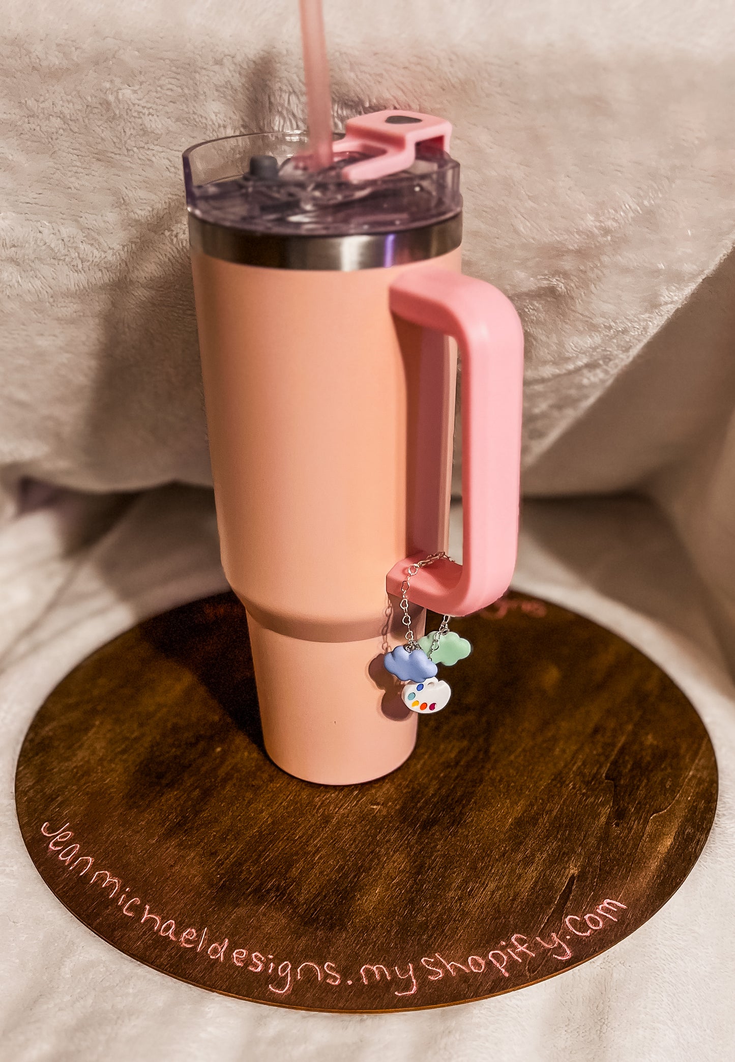 Custom cup charms